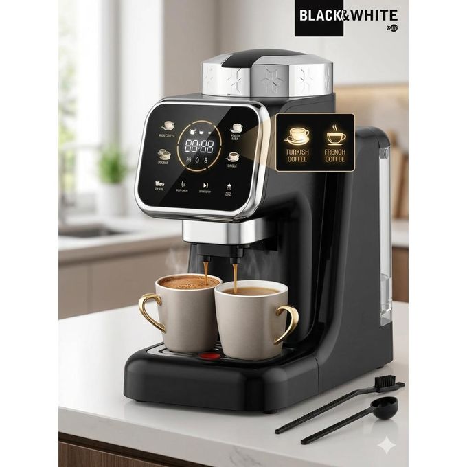 Black & White CM-600 Digital Top-Loading Automatic Turkish Coffee Machine