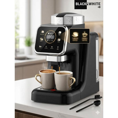 Black & White CM-600 Digital Top-Loading Automatic Turkish Coffee Machine