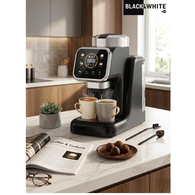 Black & White CM-600 Digital Top-Loading Automatic Turkish Coffee Machine